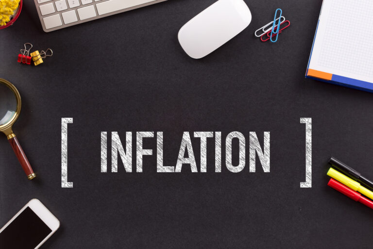 INFLATION CONCEPT ON BLACKBOARD