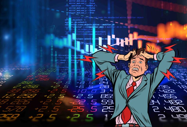 3d rendering of  stock exchange display panel
