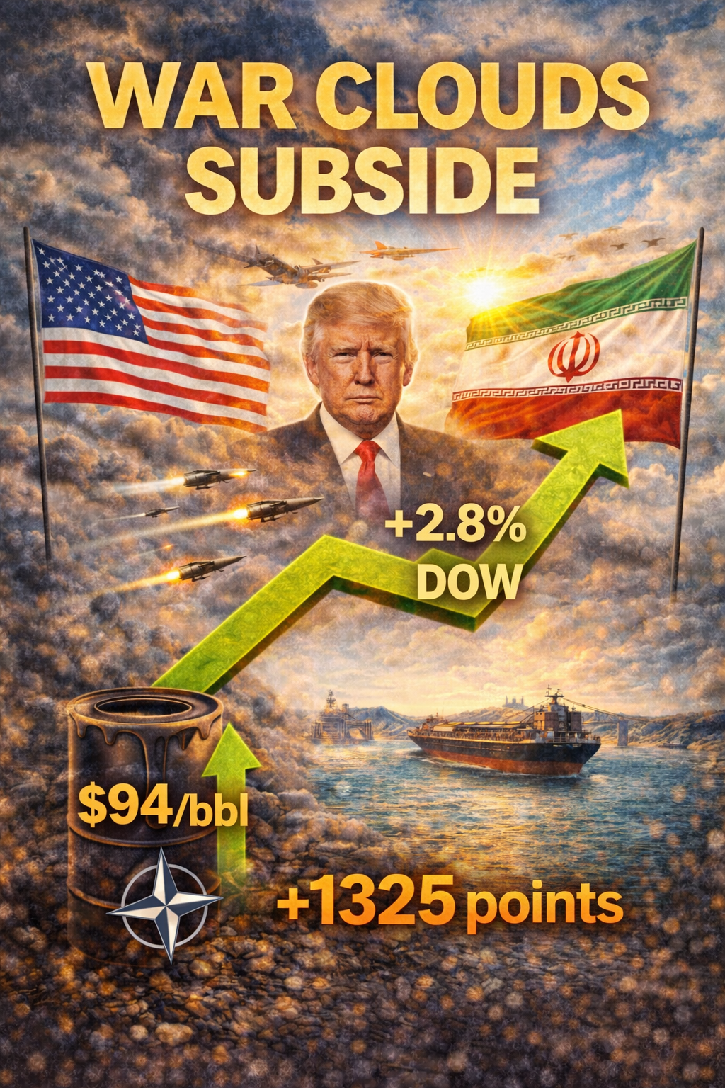 War clouds part, peace and progress